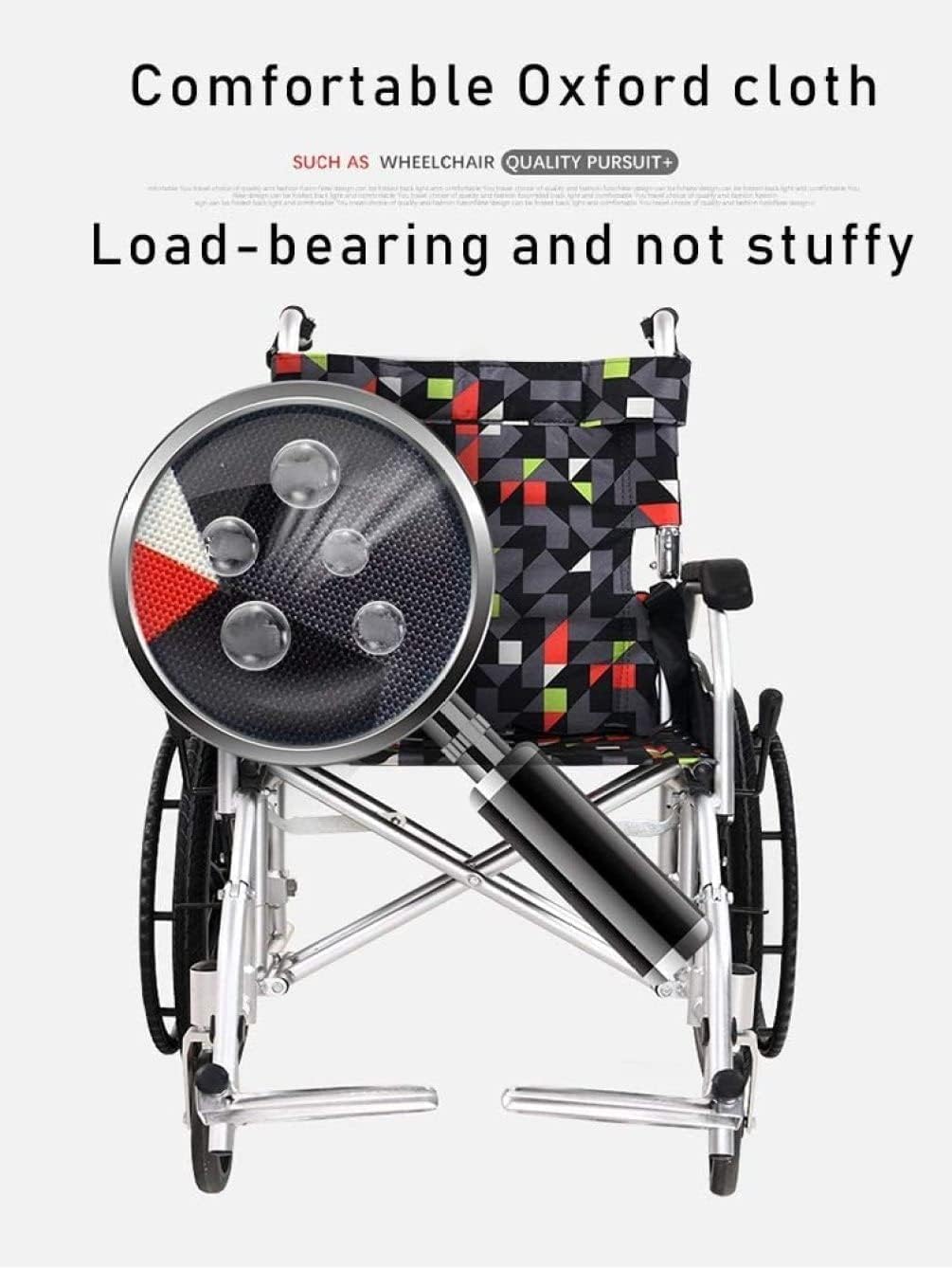 Wózek inwalidzki Transportrolstoelen van aluminiumlegering Comfortabele rolstoelen Verdikte zachte zitting Transportstoel Opvouwbare rolstoelen wygodne
