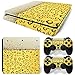 AXDNH PS4 Slim Skin Y 2 Controladores Skin Vinilo Adhesivo Y Pegatinas De Piel para El Accesorio De Juego Delgado De Playstation 4 (Patrón De Impresión De Cerveza),5170