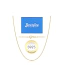 Jewlpire 925 Sterling Silver Chain Necklace Chain for Women 1.1mm Cable Chains Necklace Upgraded Spring-Ring Clasp - Thin & Sturdy Women's Chains Necklaces 14 16 18 20 22 24 Inch