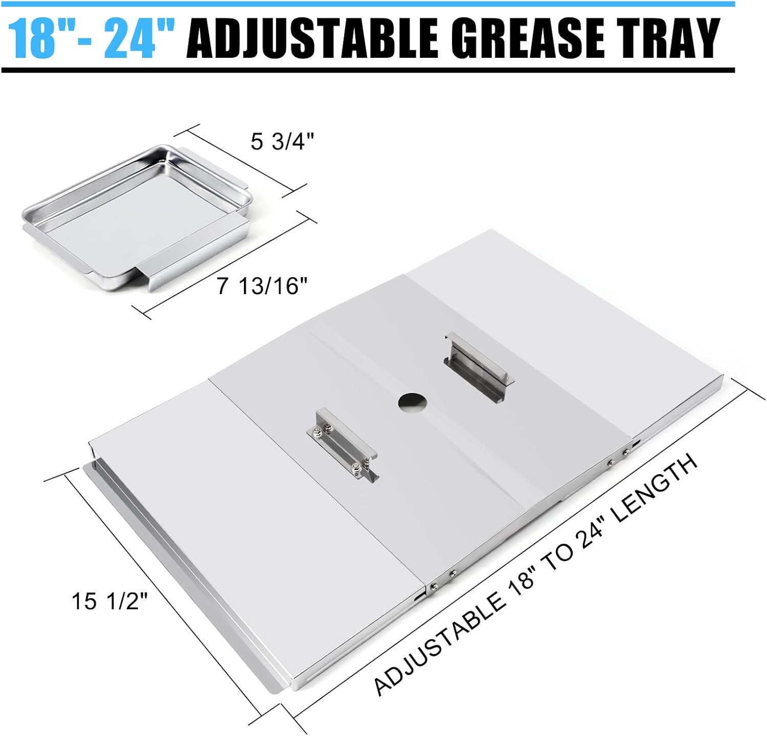 Advice Grill Replacement Parts for Dyna Glo DGB390SNP-D DGB390BNP-D, 104-04013 Grease Pan & 104-13002 Grate & 104-13003 Heat Tent & Burner and Igniter for Dyna Glo 3 Burner DGB390SNP-D Gas Grill