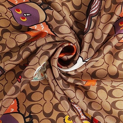 Relang Fashion silk Satin Head Scarf for Women Hair Bandana Hair Scarf Wrap Neck Scarf for Women 27.5×27.5 inches4