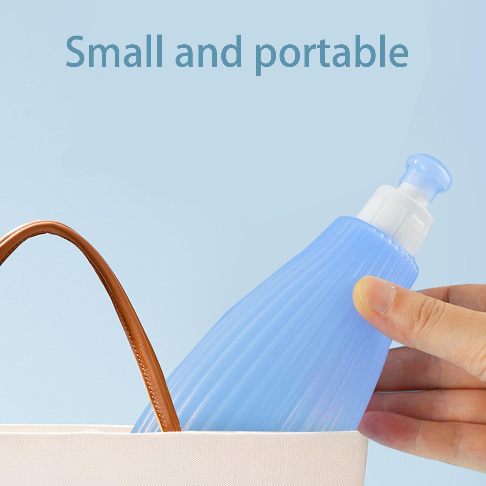 Poudouche à shampooing 350 ml pour bébé - bouteille de recharge facile, tasse de rinçage de bain à main
