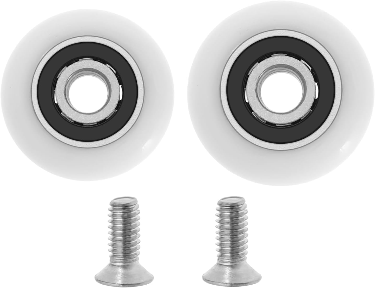 16PCS Shower Door Rollers Bathroom Sliding Glass Door Pulleys Replacement Runners Wheels 23mm