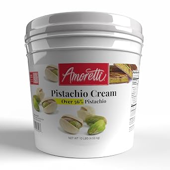 Amoretti - Pistachio Cream Over 56% Pistachios - 10 lbs