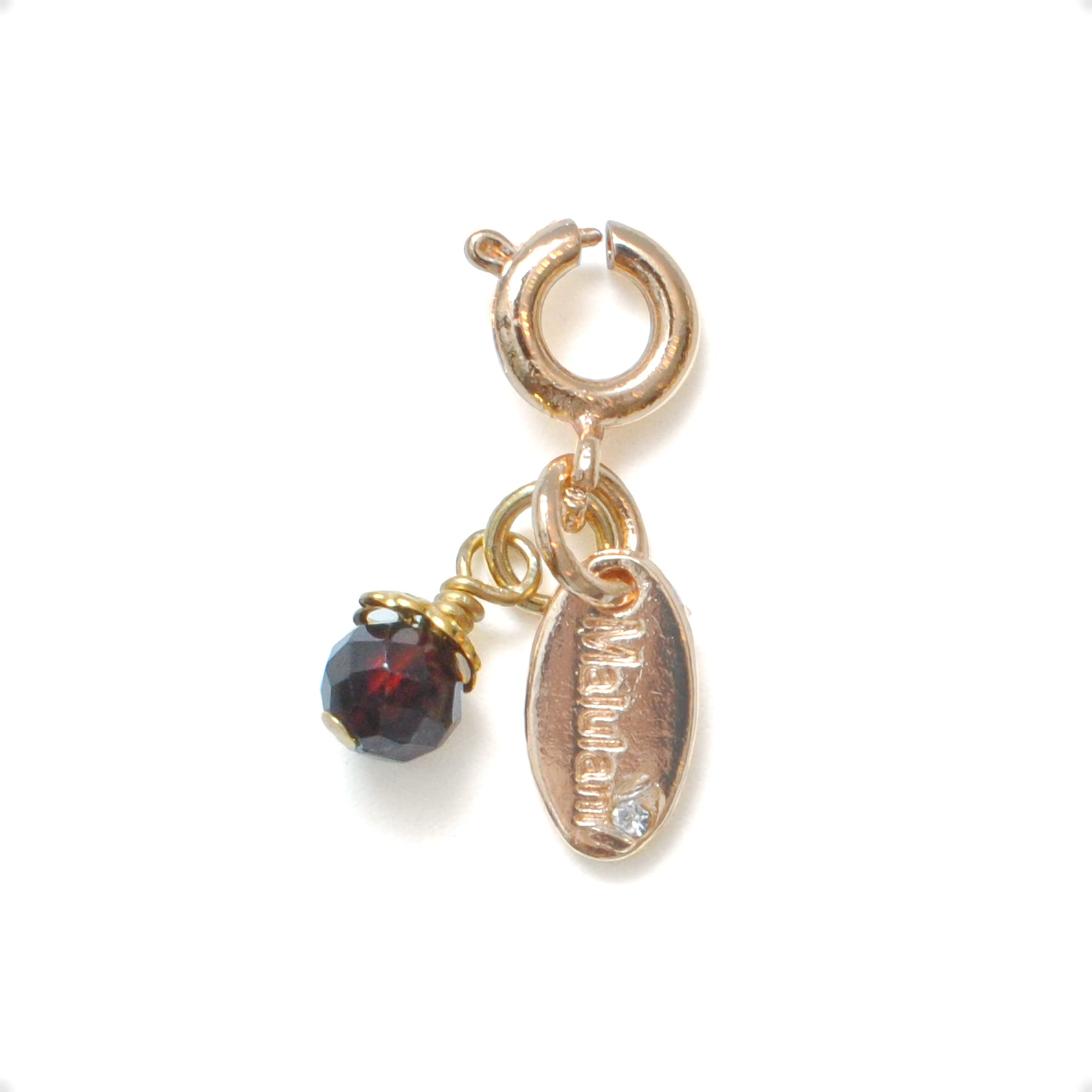 マルラニハワイ 誕生石チャーム(1月 ガーネット)