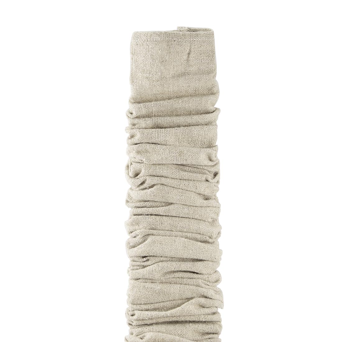sourcing map 6 Feet Length Natural Cotton Color Fabric Chandelier Chain Cord Cover for Lighting Wires