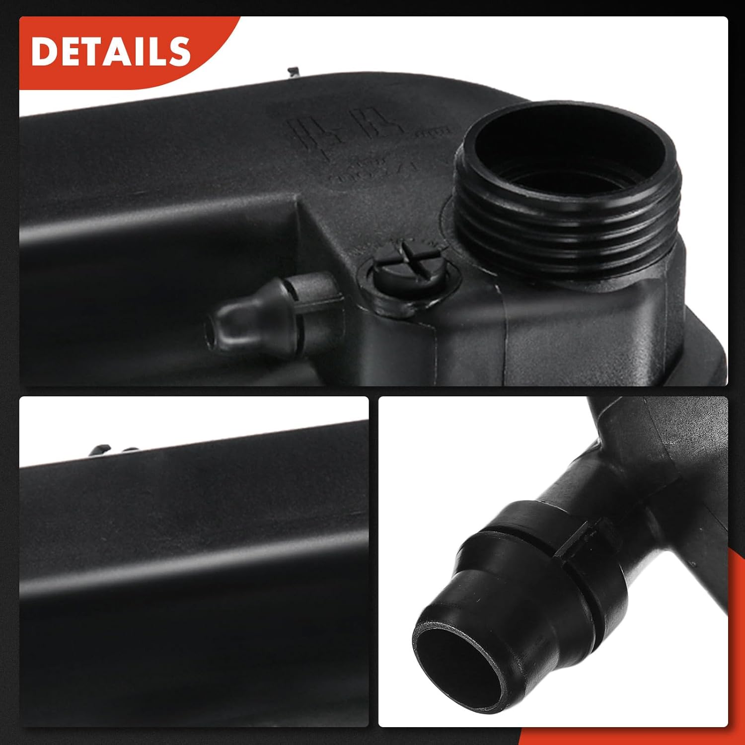 A-Premium Engine Coolant Overflow Recovery Reservoir Tank [with Sensor] Compatible with BMW [E36 E37 E53] X5 2000-2003 Z3 1999-2002, Replace# 17111705613, 17107503769, 17111468076