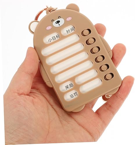 Miniatura 6 de USHOBE Llavero de tabla de tareas portátil, 3 piezas, tabla de tareas familiares, tabla de comportamiento, mini tablero de mensajes, tablero de plan