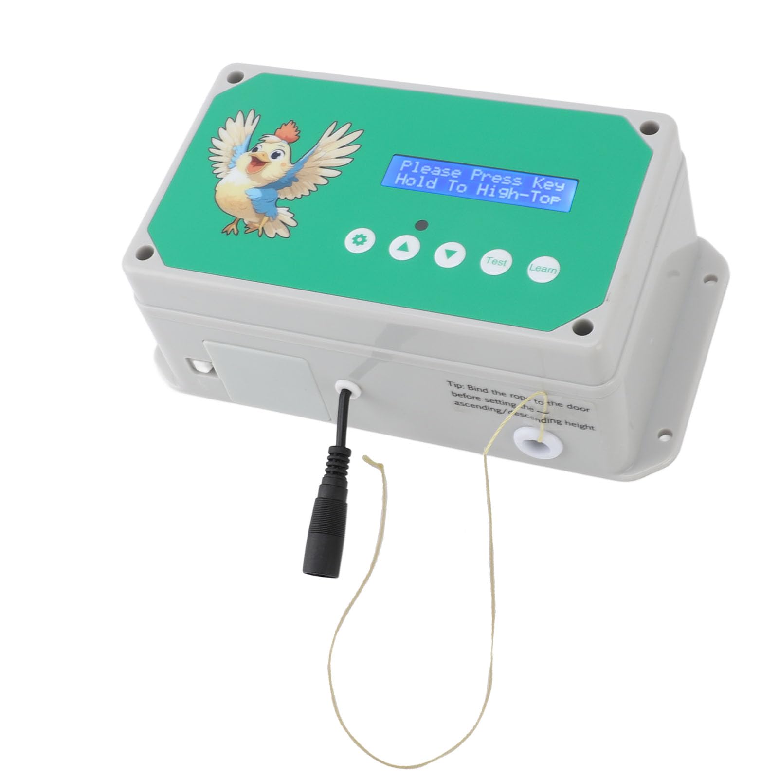Automatischer Geflügelhaustüröffner mit Timer, LED-Display, EU-Stecker