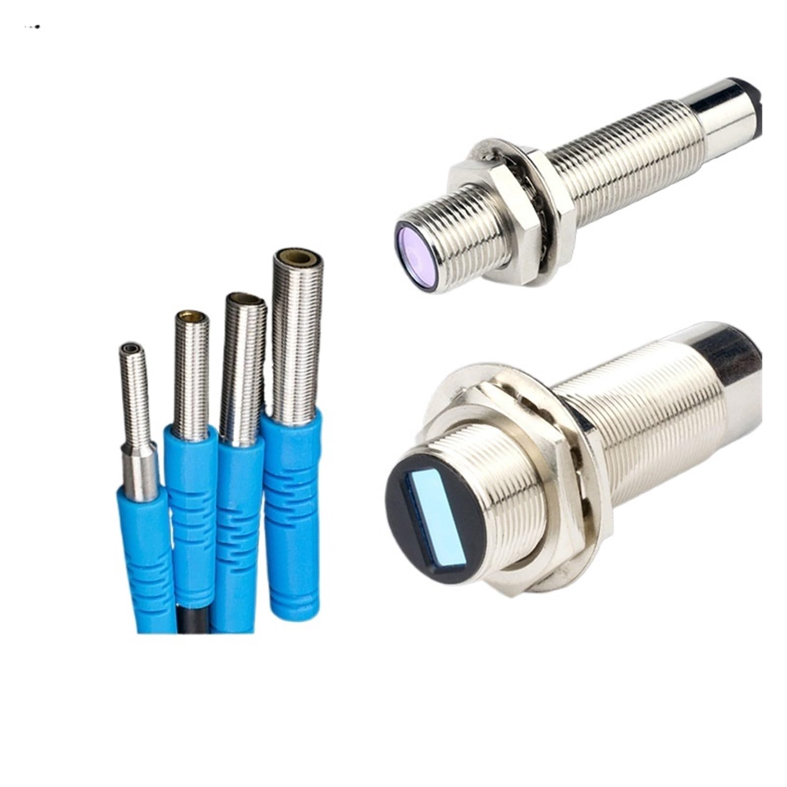 JJKKOZVQF 1PCS M18 switch photoelectric sensor miniature infrared diffuse reflection sensor detection distance 300mm/500mm(M18 NPN NO 300MM)