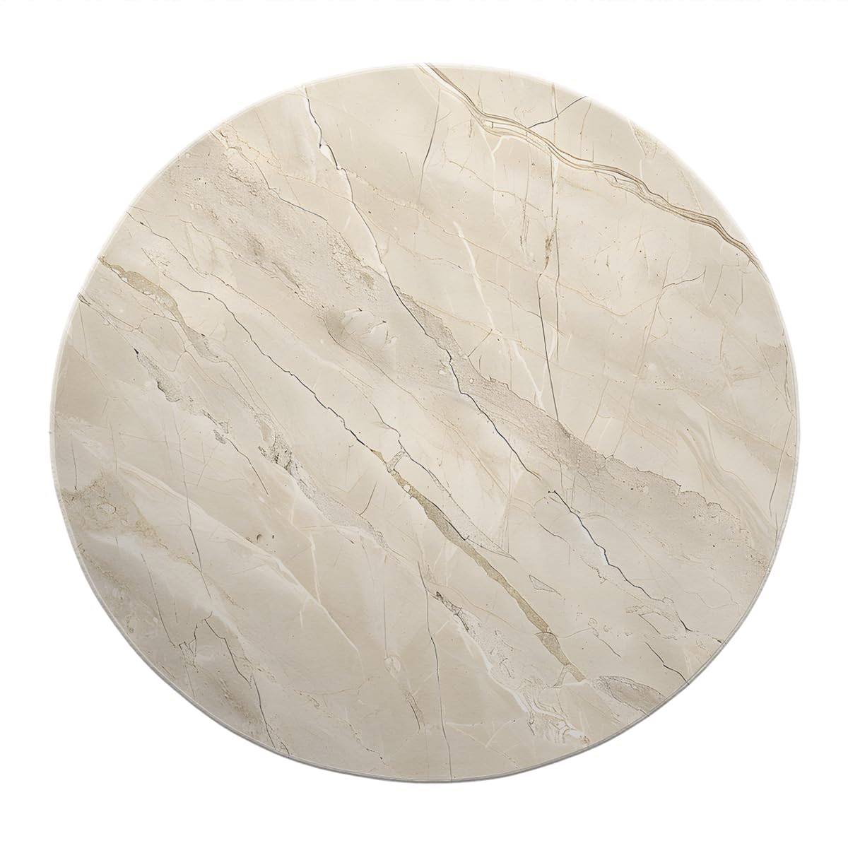 Tapis de luxe en marbre pour salon moderne et grand tapis rond abstrait 180 cm