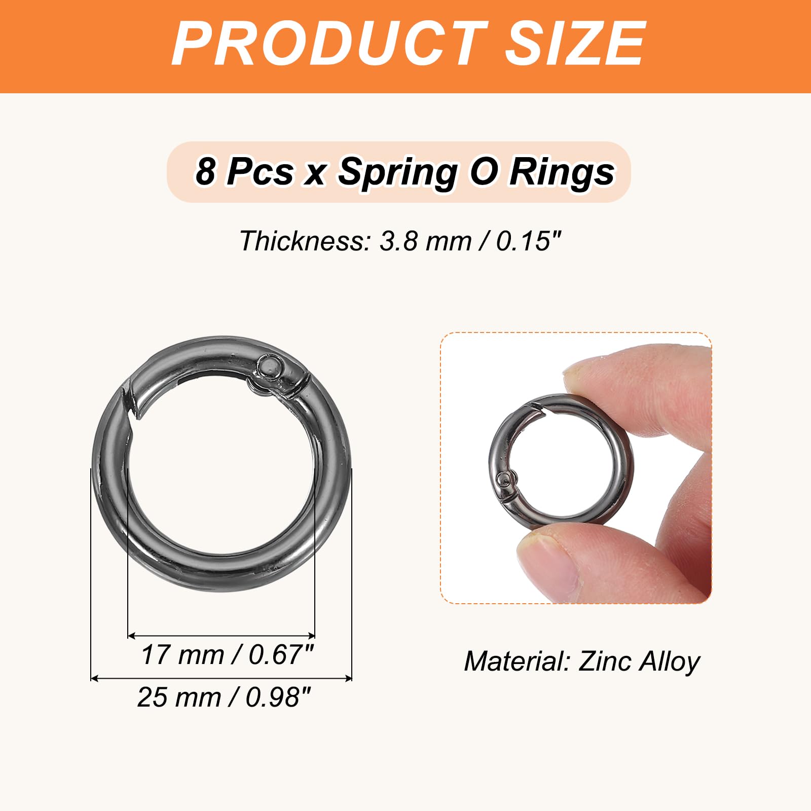 PATIKIL Spring O Rings - Image 2
