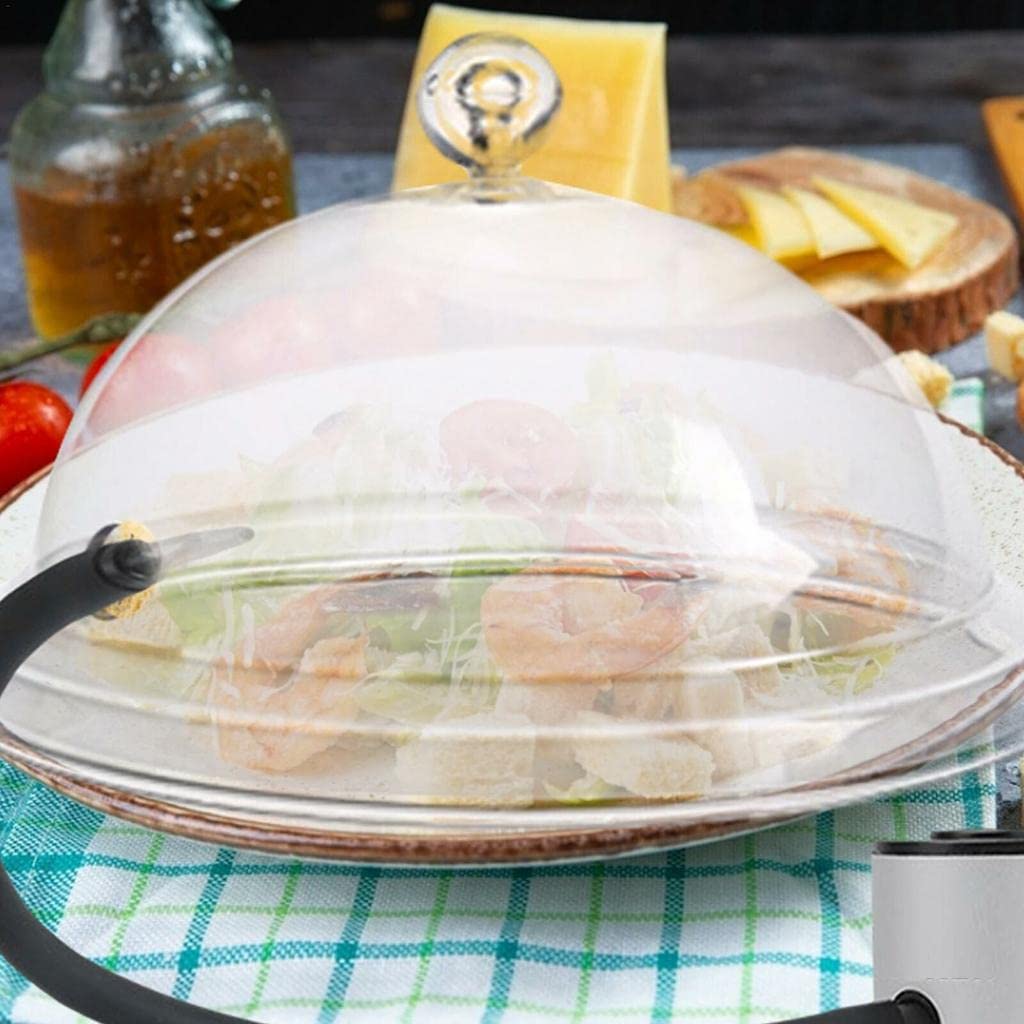 Coperchio per Affumicatura a Mano Coperchio per Cibo per Ciotole per Infusione di Fumo di Carne, 26 Centimetri