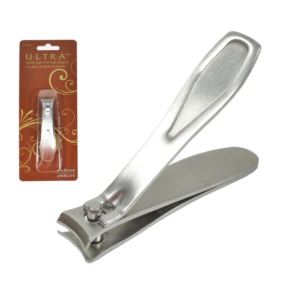 Ultra Wide Jaw Toenail Clipper Stainless