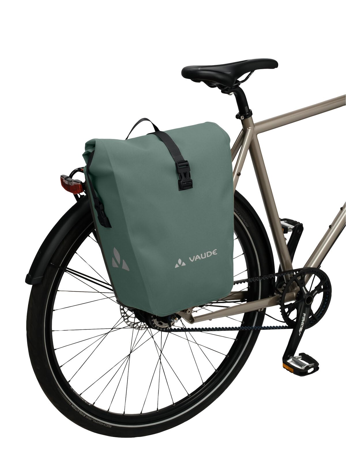 VAUDE Aqua Back Deluxe Single Fahrradtasche, wasserdicht – Agave