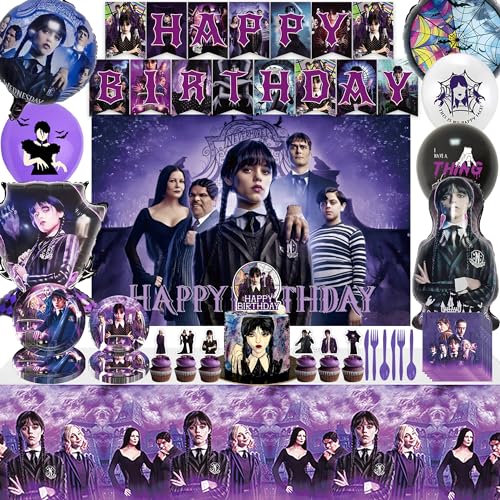 Wednesday Birthday Party Decorations Birthday Party Supplies
