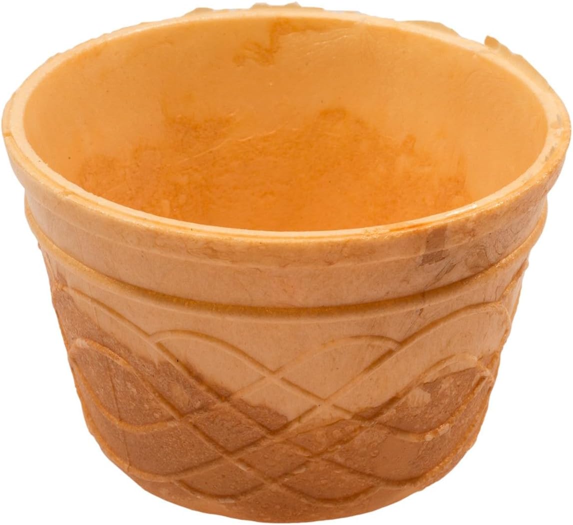 PJaspert Eiswaffeln | Wafer Cup "Ice & Muffin" Size L 150ml | 63xØ76mm (204 pieces)