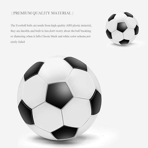 Miniatura 2 de Futbolines de fútbol de mesa de 1.42 pulgadas, mini pelotas deportivas de repuesto, pelotas de fútbol, accesorios de futbolín