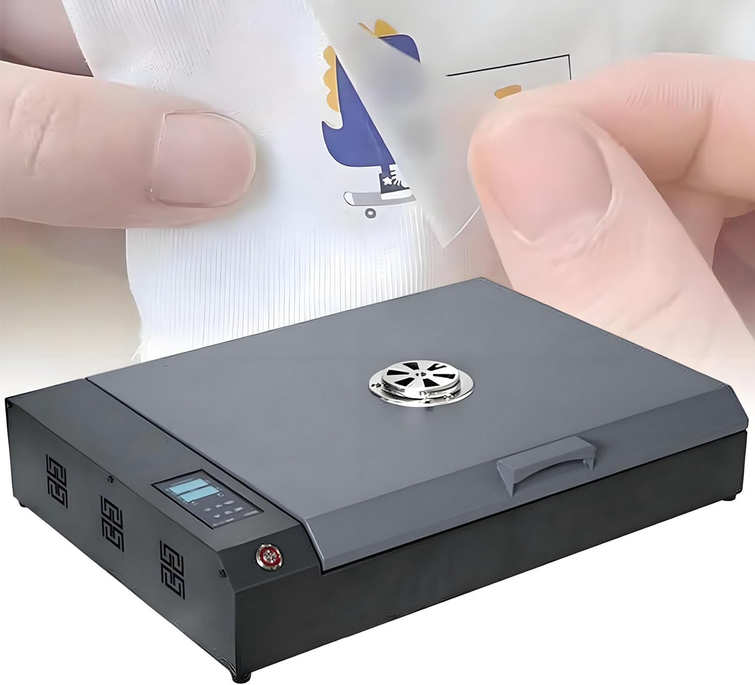 Dual Heating Aluminum Drying Oven for DIY Clothing - A3 DTF Transfer Printing Curing with 0-999s Timer - Ideal for Hotels, Clothing Stores, and Building Material Shops