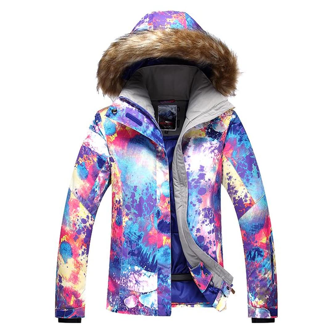 Chaquetas de nieve de invierno abrigos de hielo deportes al aire libre ropa de snowboard 10 K impermeable a prueba de viento traje de esquí desgaste para niña