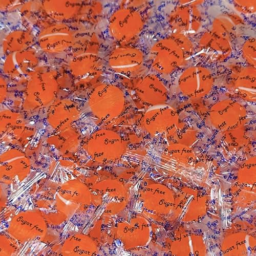 Premium Sugar Free Tropical Fruit Buttons Hard Candy 1 LB Bag Individually Wrapped Sugarless Exotic Flavored Candies, Perfect For Diabetics (16-Oz)