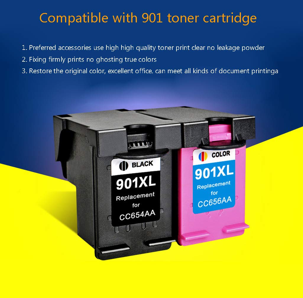 Tusz do HP 901XL OfficeJet 4500 J4524 J4540 J4550 J4680C