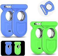 Vista 9 de Funda para Galaxy SmartTag2 con pasador invisible, funda protectora completa de silicona suave antideslizante para Samsung Galaxy Smart Tag 2