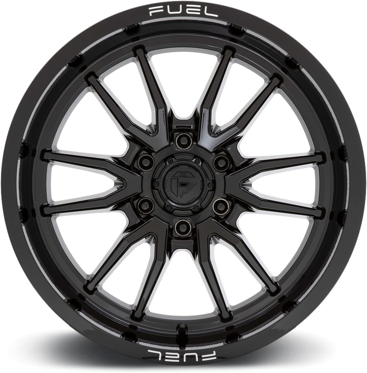FUEL OFF-ROAD D760 CLASH 20X10, 6X5.5, 4.79, 18mm GLOSS BLACK - D76020008447