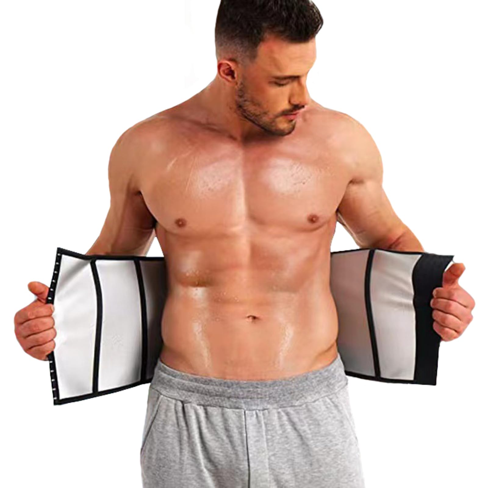 Fascia Modellante Sauna Effetto Cintura Modellante Sauna Per Uomo - Foto 5