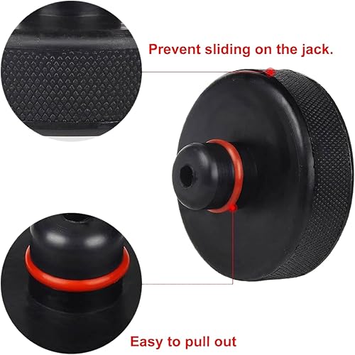 Miniatura 3 de YEEBEY Almohadilla de goma compatible con Tesla Modelo 3SXY, adaptador de punto Jack Pad con una funda de almacenamiento Accesorios