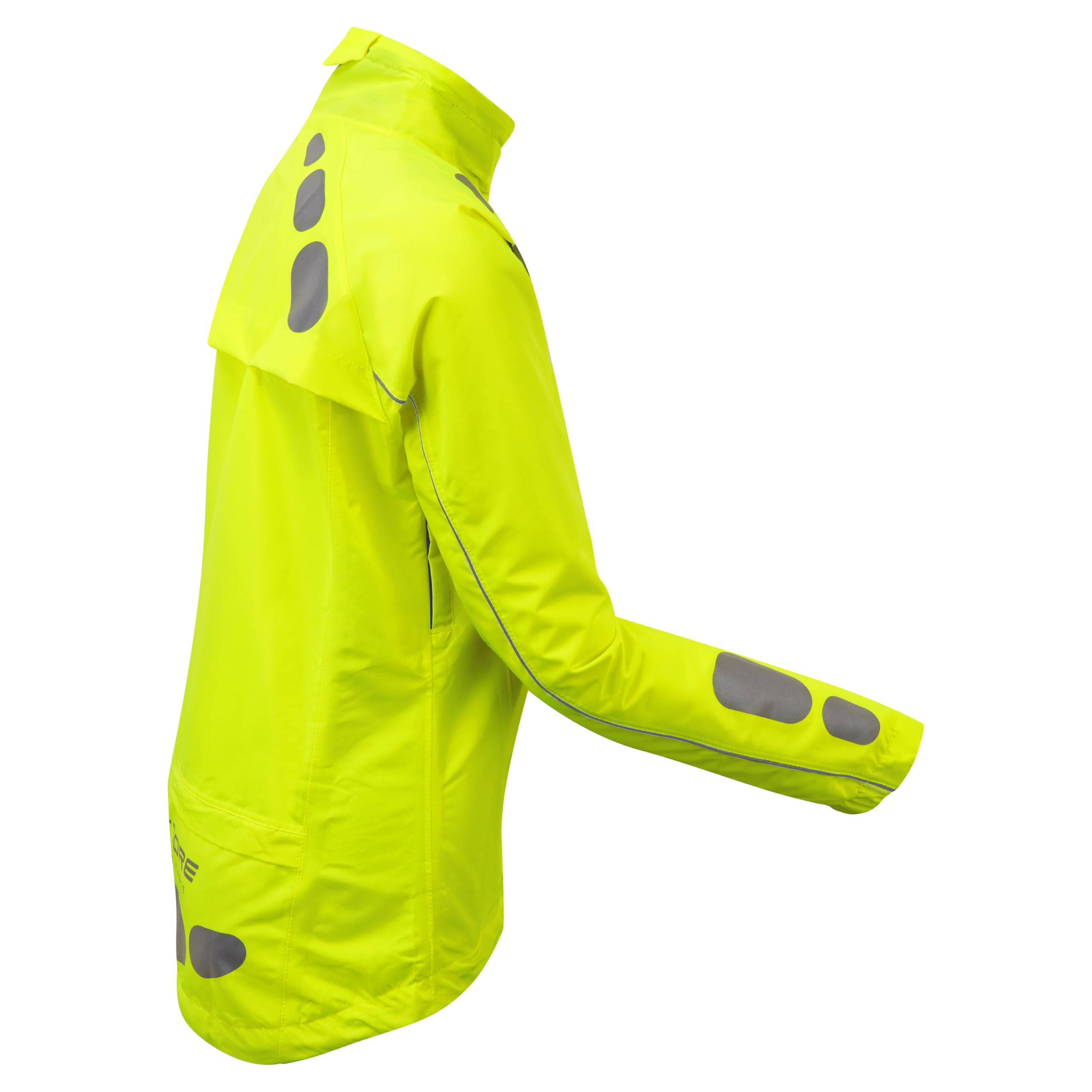 Ettore Damen Radsportjacke wasserdicht atmungsaktiv High-Vis - Gelb - Night Eagle