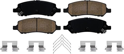 Miniatura 7 de Detroit Axle - Pastillas de freno para Dodge Dart 2013-2016 2014 2015 pastillas de freno de cerámica con reemplazo delantero y trasero de hardware