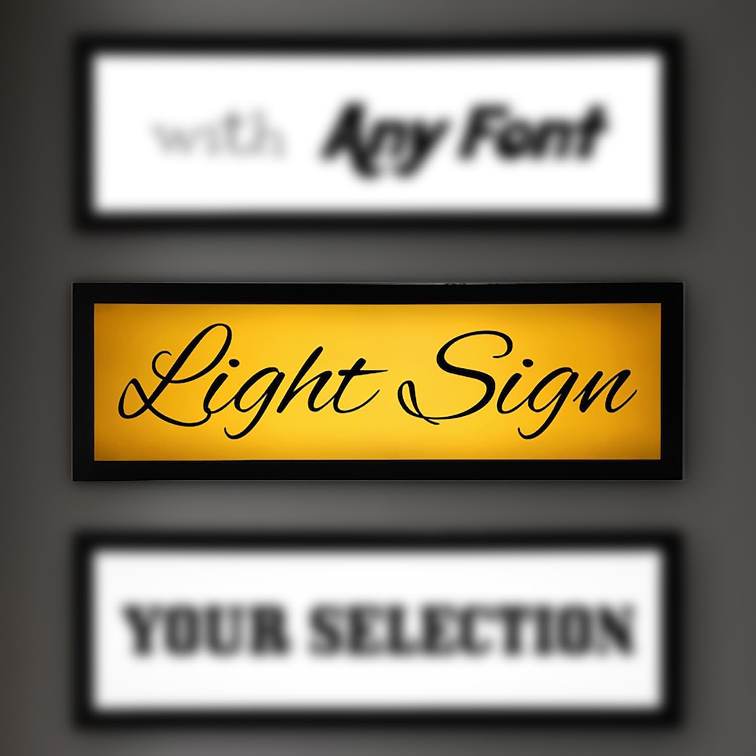 Light Sign RGB LED Neon Lightbox with Remote Control Professional Studio Podcast Radio Lights Sign for Cinema Cafes Home Wall Decor USB Powered