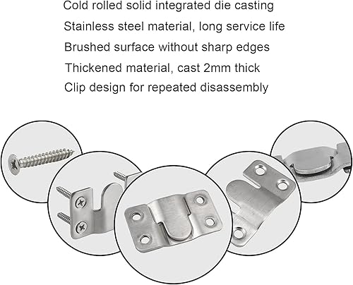 Miniatura 3 de Soporte de montaje empotrado para muebles, accesorios de montaje en pared para cabecero, ganchos grandes para marcos de fotos, gancho resistente