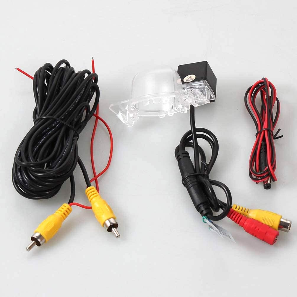 EWAY Backup Reverse Camera for Select Honda Civic CR-V Odyssey HR-V Accord Crosstour Element Fit Car Rear View License Plate Parking Cameras Work with Aftermarket Monitor Display