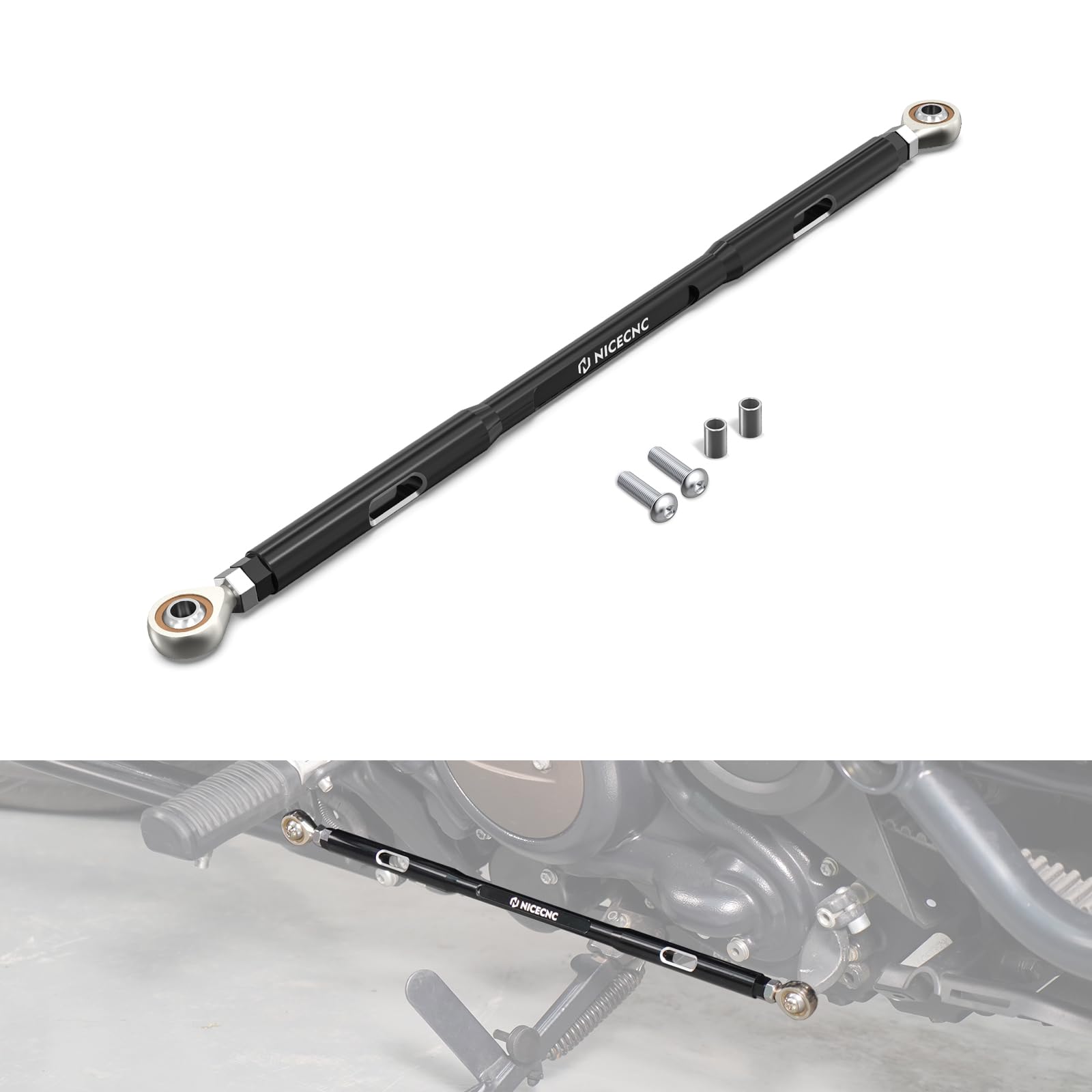 Amazon.com: NICECNC Black Gear Shift Linkage Compatible with
