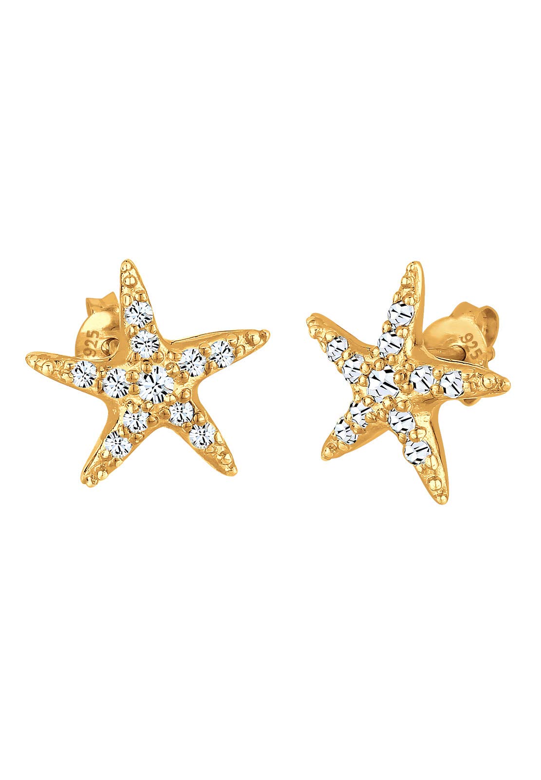 Elli Earrings Elli Earrings Starfish Crystals 925 Sterling Silver