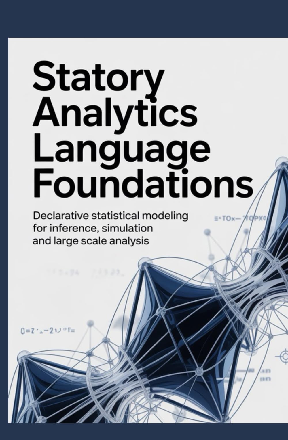 STATORY ANALYTICS LANGUAGE FOUNDATIONS: Declarative Statistical Modeling for Inference Simulation and Large-Scale Analysis (Statistical, Probabilistic & Analytical Computing)