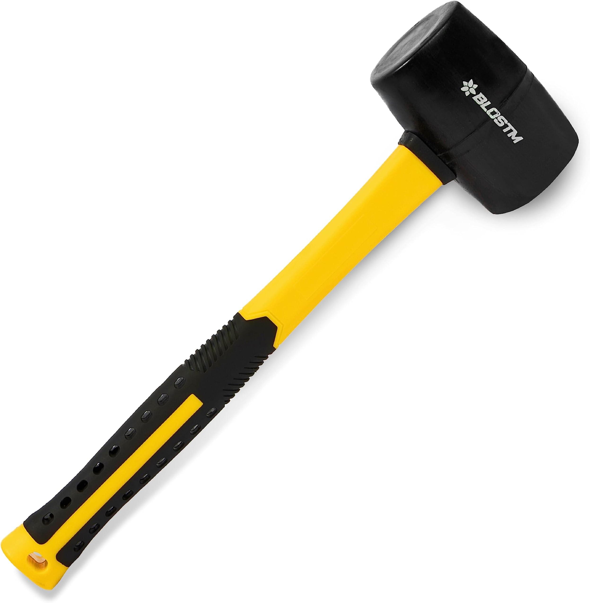 Marteau En Caoutchouc De 450 G Avec Manche En Fibre De Verre - Durable