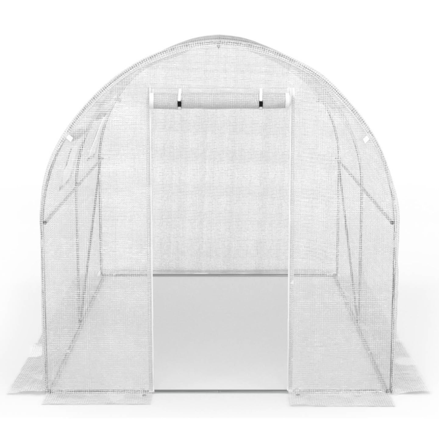 IDMarket - Invernadero, túnel, 6 m², color blanco, serie Huerto Roma, 2 x 3 m