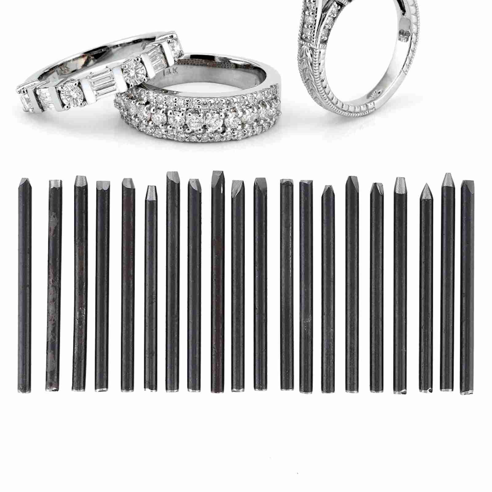 Hapivida Kit attrezzatura scalpello e incudine per gioielleria, strumento intaglio e incisione, 20/16/12 pezzi, materiale resistente per creazione motivi e texture, lavorazione art (20pcs Hapivida Kit attrezzatura scalpello e incudine per gioielleria, strumento intaglio e incisione, 20/16/12 pezzi, materiale resistente per creazione motivi e texture, lavorazione art (20pcs