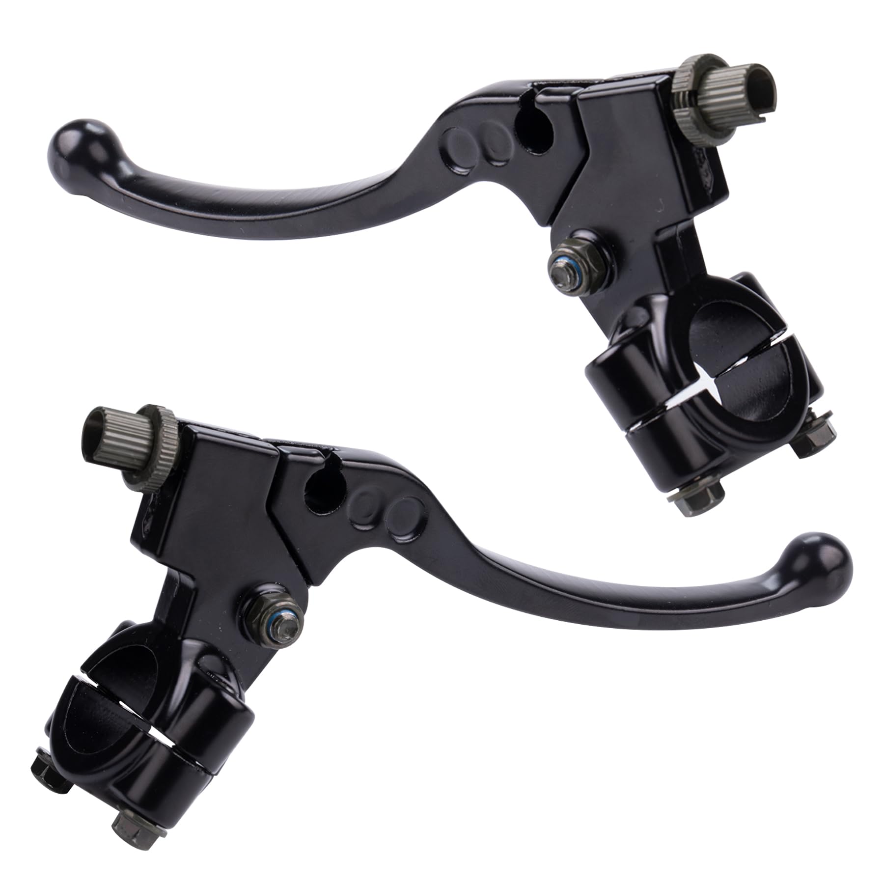 CNCMOTOK Left Right 7/8" 22mm Clutch Brake Handle Levers Perch Compatible with Honda XR80 XR100 CRF70 CRF80 CRF100 Pit Dirt Motor Bike Motocross