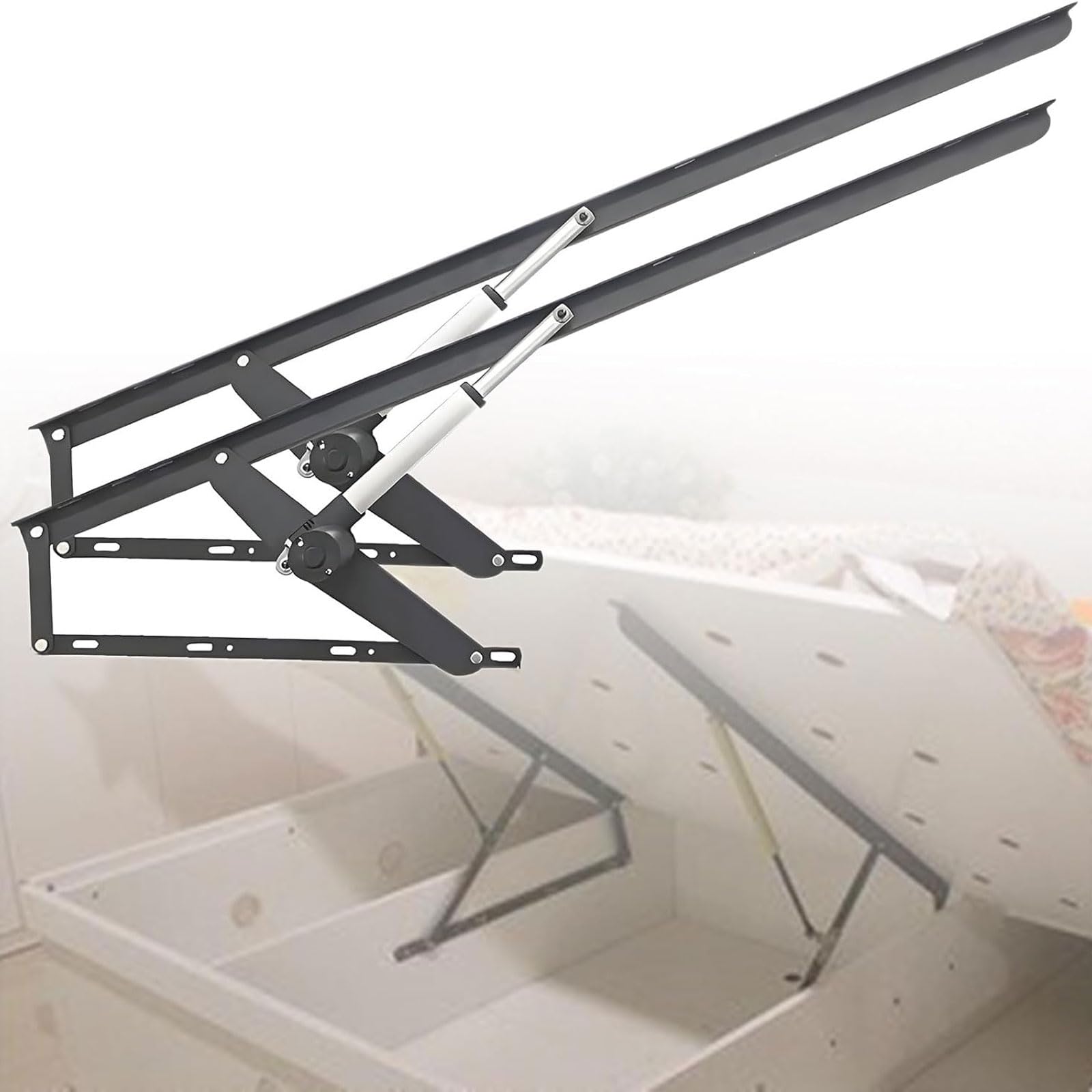 Mécanisme de levage de lit coffre hydraulique motorisé pour chambre et hôtel