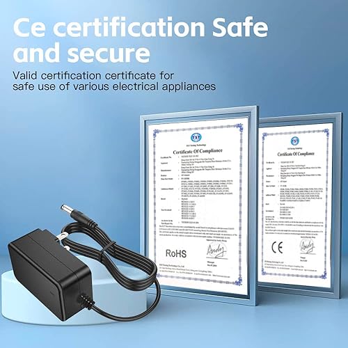 Miniatura 3 de 5V 3A Fuente de alimentación 15W AC/DC adaptador de pared convertidor cable transformador enchufe de salida 0.217 in x 0.098 in/0.083 in hecho para