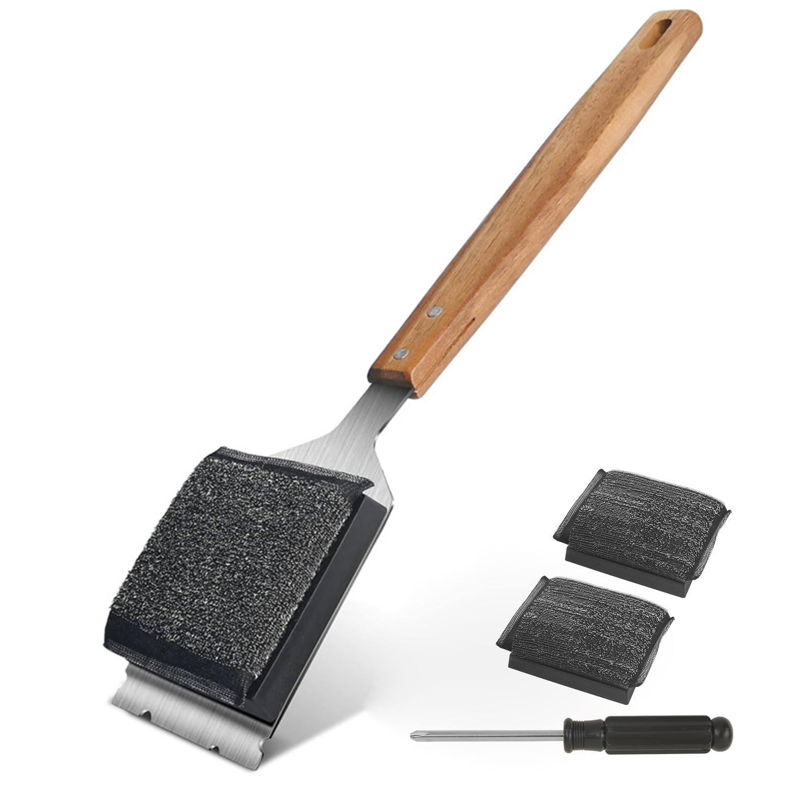 Brosse de barbecue pour grille en fonte GEEKHOM : finie la corvée des graisses cuites