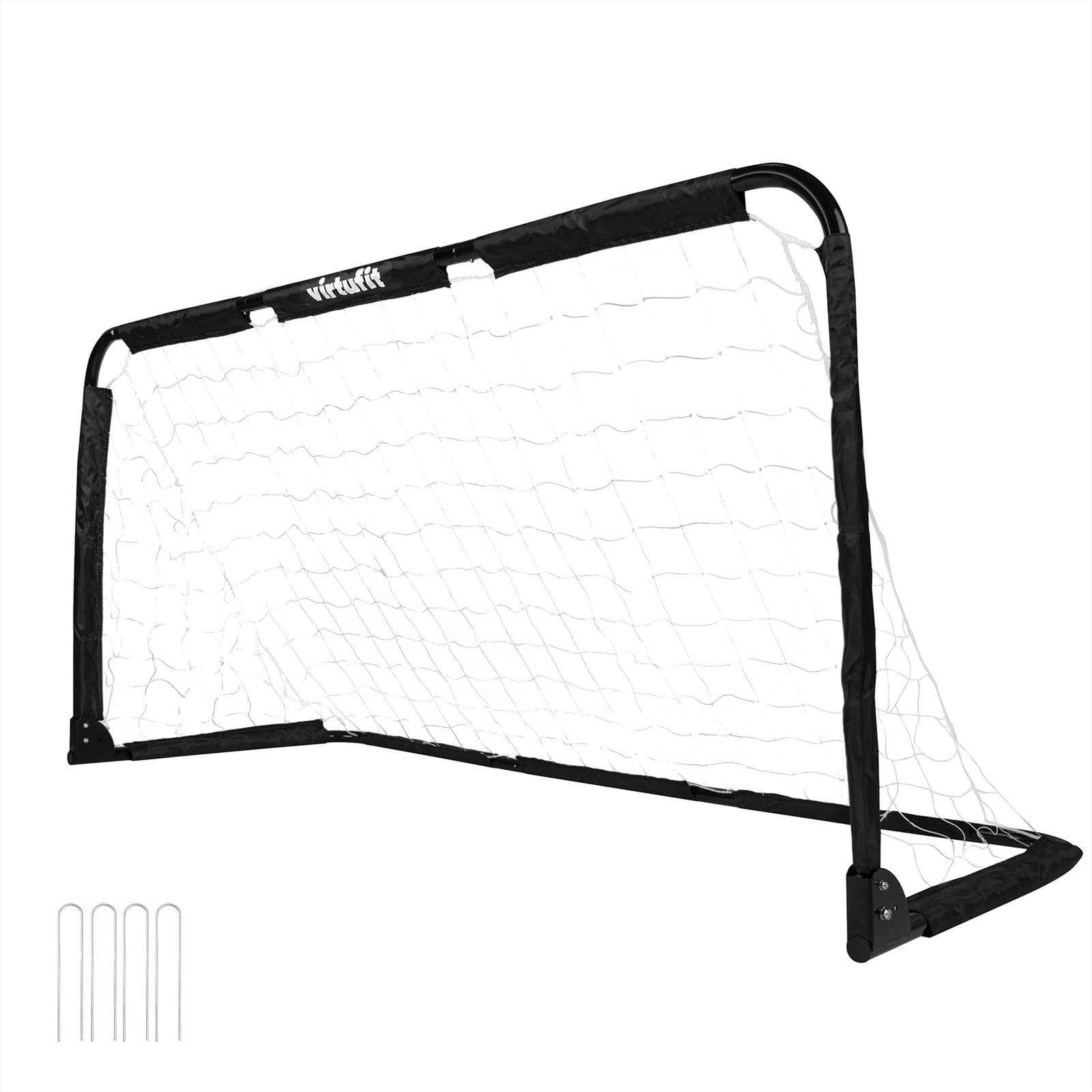 VirtuFit Minitore składana - małe bramki do piłki nożnej dla dzieci i młodzieży – 200-100 cm - wytrzymałe i odporne na warunki atmosferyczne bramki do piłki nożnej