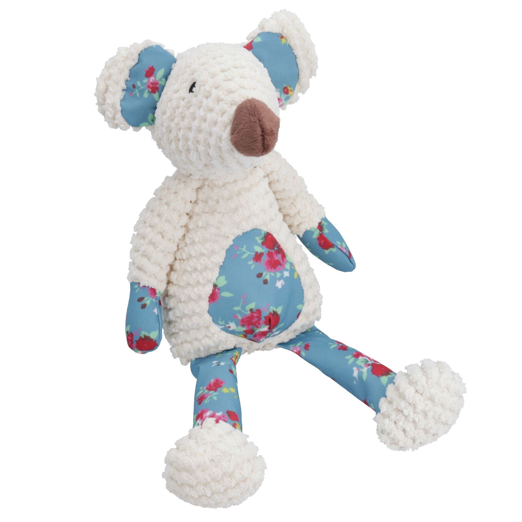 AB Tools Medium Maisie Mouse Dog Puppy Toy Comfort Squeaky Plush Beige Soft Play Gift
