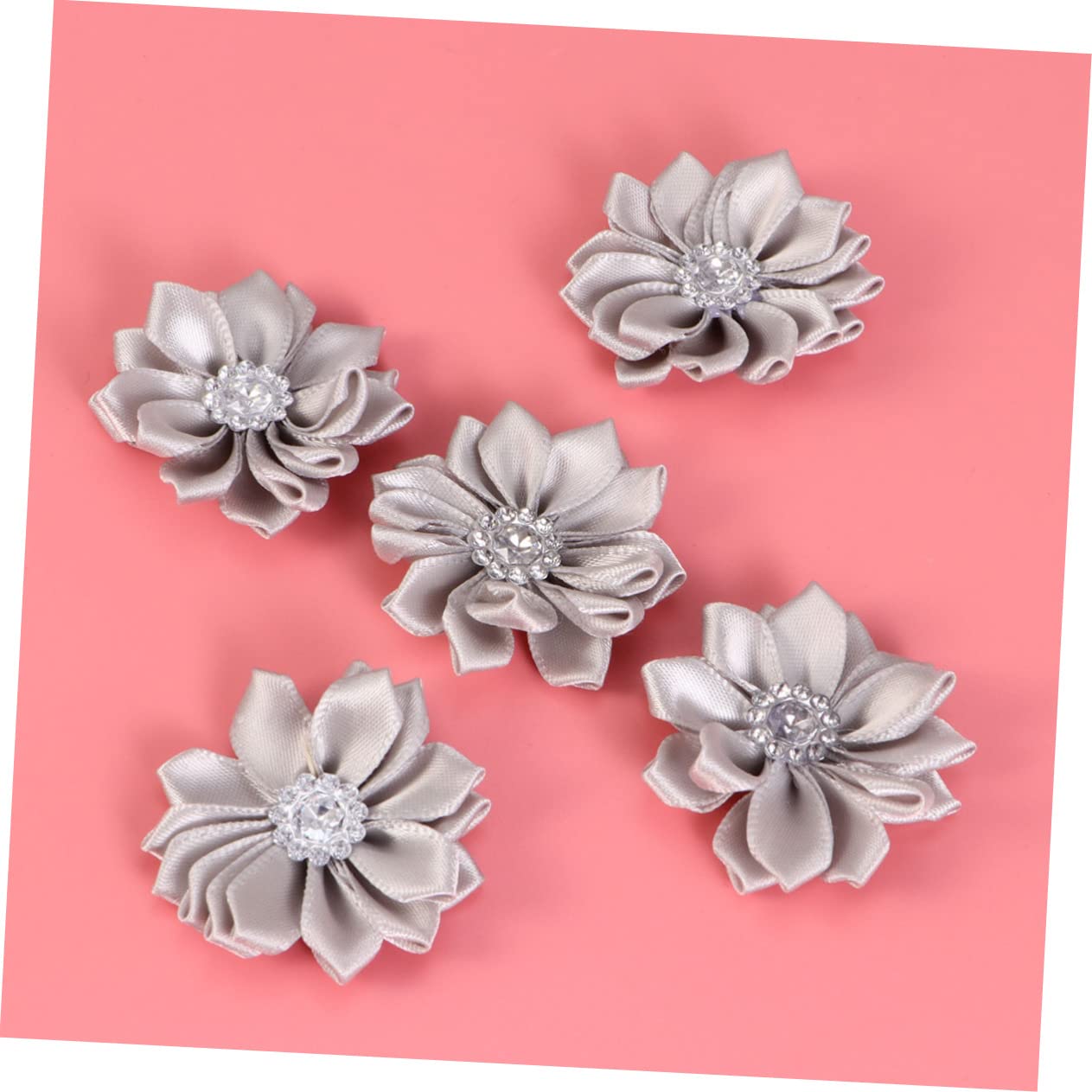 SEWACC 120 Stück Künstliches Blumenband Blumenhandwerk Farbe Blumenornament Party Nähen Blumen Nähen Anhänger