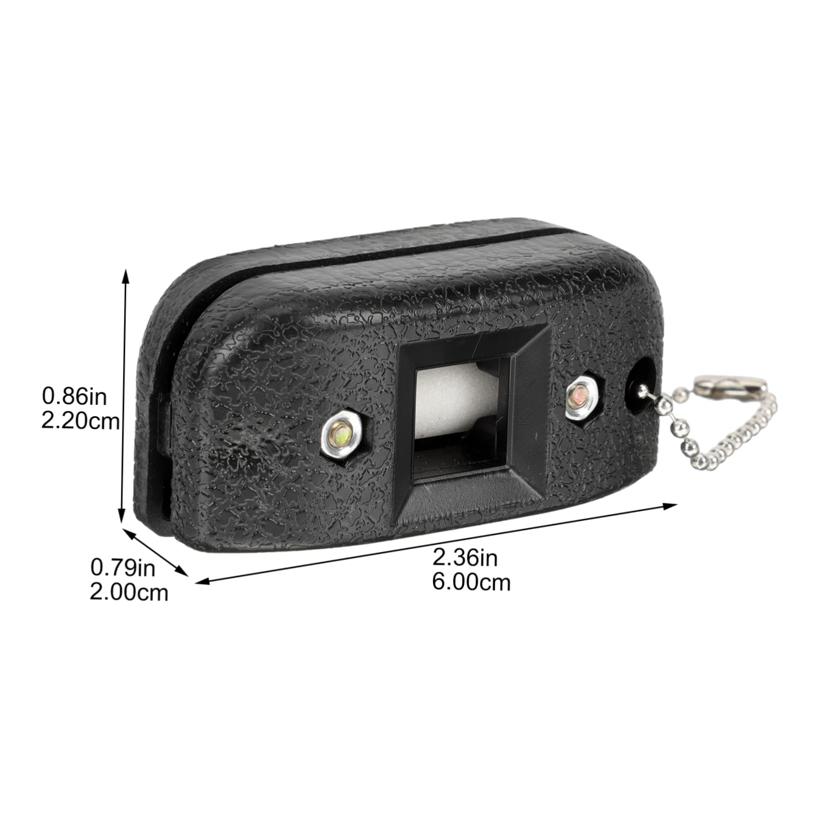 Toddmomy Portable Ice Skate Sharpener Professional Skate Grindstone for Hockey Figure Skates Durable Sharpening Tool with Keychain for Easy Carrying Maintenance