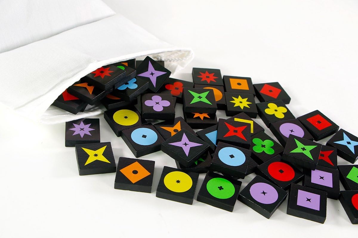 999 Games - Qwirkle - Brettspiel - Seit 2007 mehr als 15 Spielpreise gewonnen - Familienspiel - Gesellschaftsspiel - Lernspiel